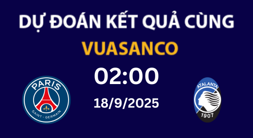 Soi kèo PSG vs Atalanta – 02h00 – 18/09 – Champions League