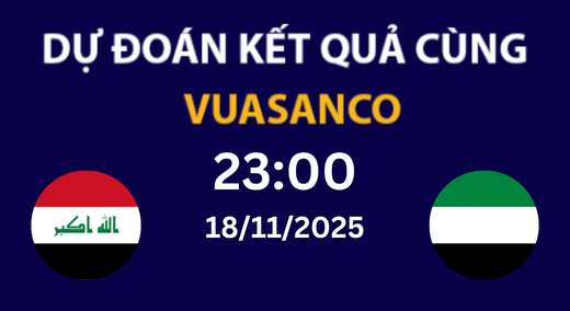 Soi kèo Iraq vs United Arab Emirates – 23h00 – 18/11/2025 – VLWC