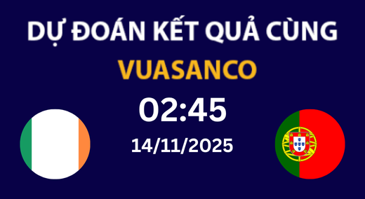 Soi kèo Ireland vs Portugal – 02h45 – 14/11 – VLWC