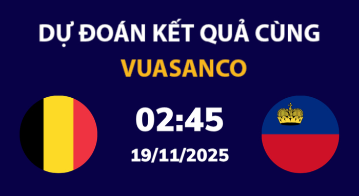 Soi kèo Bỉ vs Liechtenstein – 02h45 – 19/11 – VL World Cup Châu Âu