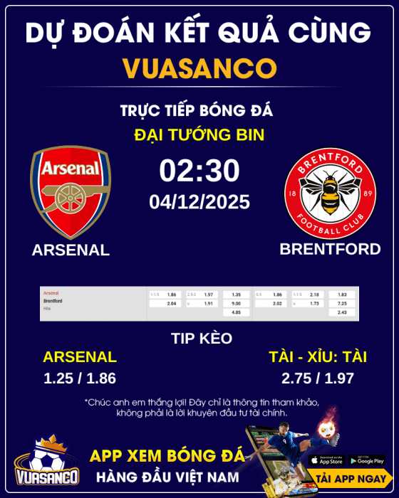 Soi-keo-ARSENAL-VS-BRENTFORD