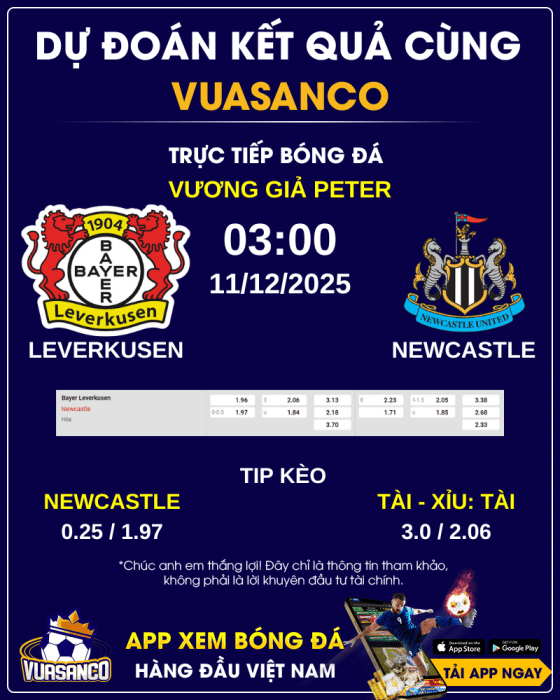 Soi-keo-LEVERKUSEN-VS-NEWCASTLE