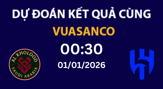 Soi kèo Al Kholood vs Al Hilal – 00H30 – 01/01/2026 – Saudi Pro League