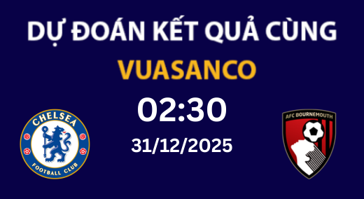Soi kèo Chelsea vs Bournemouth – 02H30 – 31/12/2025 – Premier League