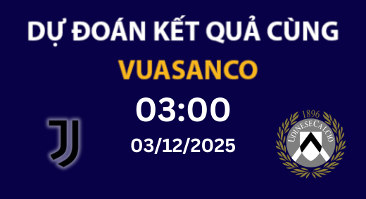 Soi kèo Juventus vs Udinese – 03/12/2025 – 03h00 – Serie A