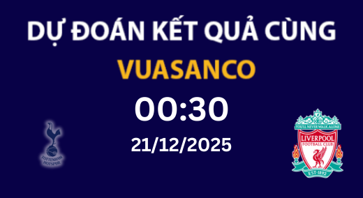 Soi kèo Tottenham vs Liverpool – 21/12/2025 – 00h30 – Premier League