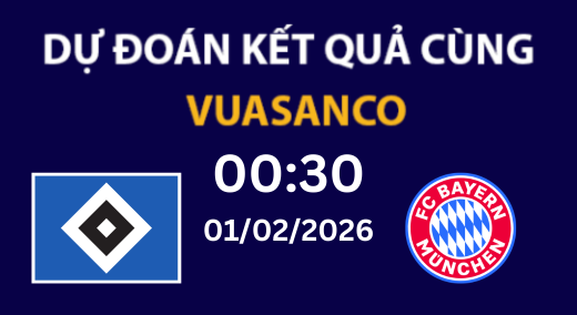 Soi kèo Hamburger SV vs Bayern Munich – 00H30 – 01/02/2026 – Bundesliga
