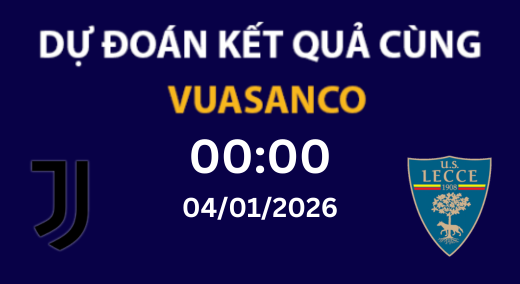 Soi kèo Juventus vs Lecce – 00H00 – 04/01/2026 – Serie A