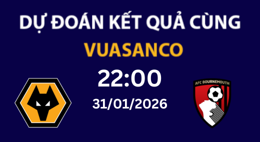 Soi kèo Wolves vs Bournemouth – 22H00 – 31/01/2026 – Premier League